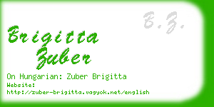 brigitta zuber business card